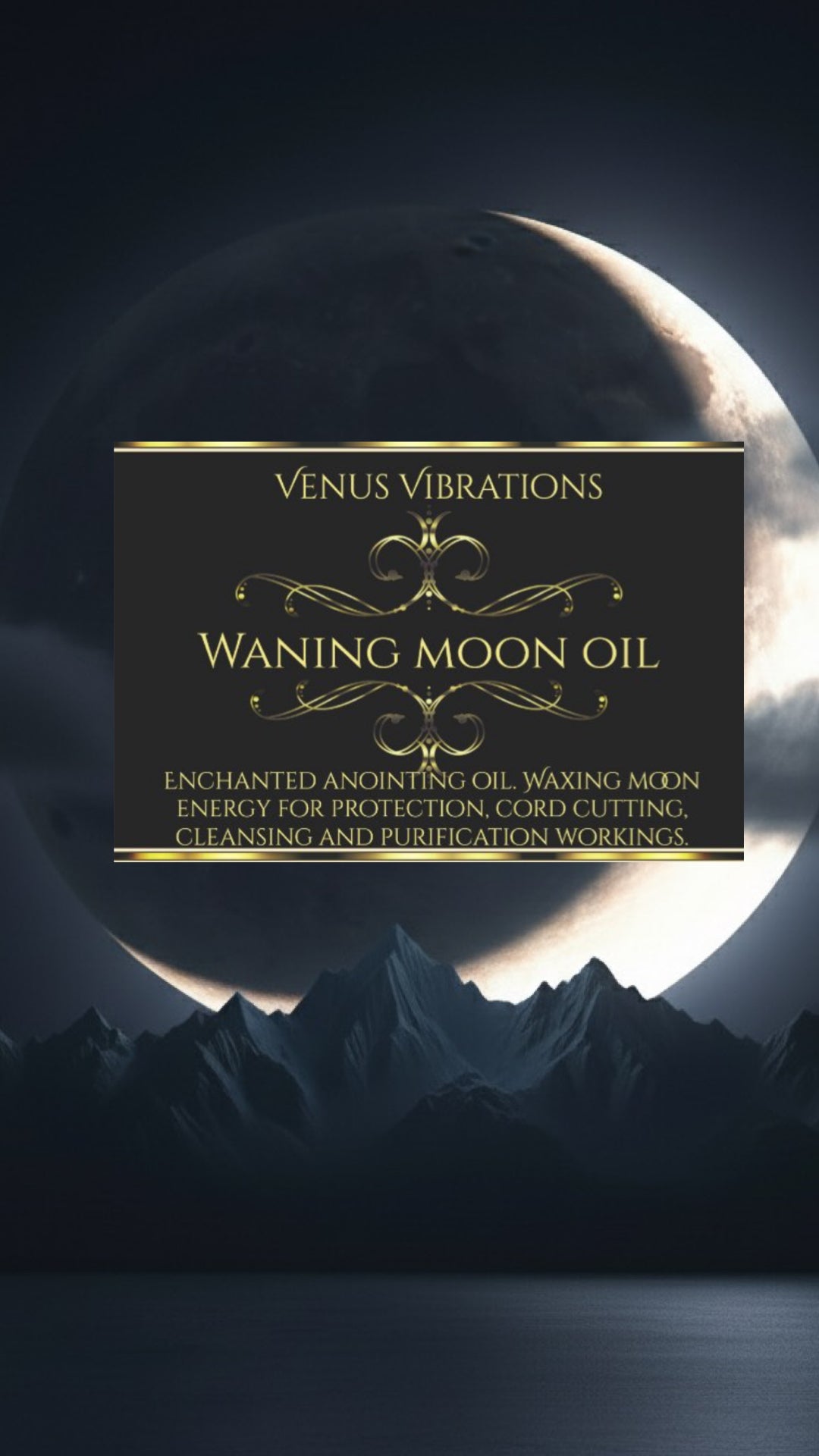 Waning moon anointing oil